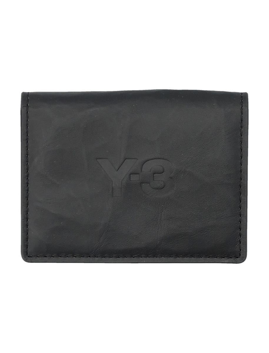 Y-3 Adidas Crinkle Leather Cardholder
