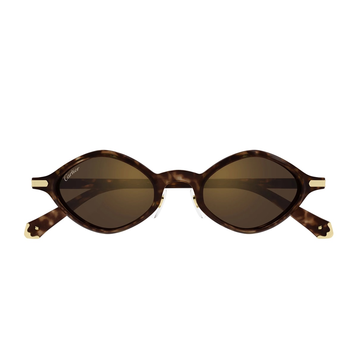 Cartier Eyewear Cartier Ct0540s Première De Cartier 002 Havana Brown Glasses