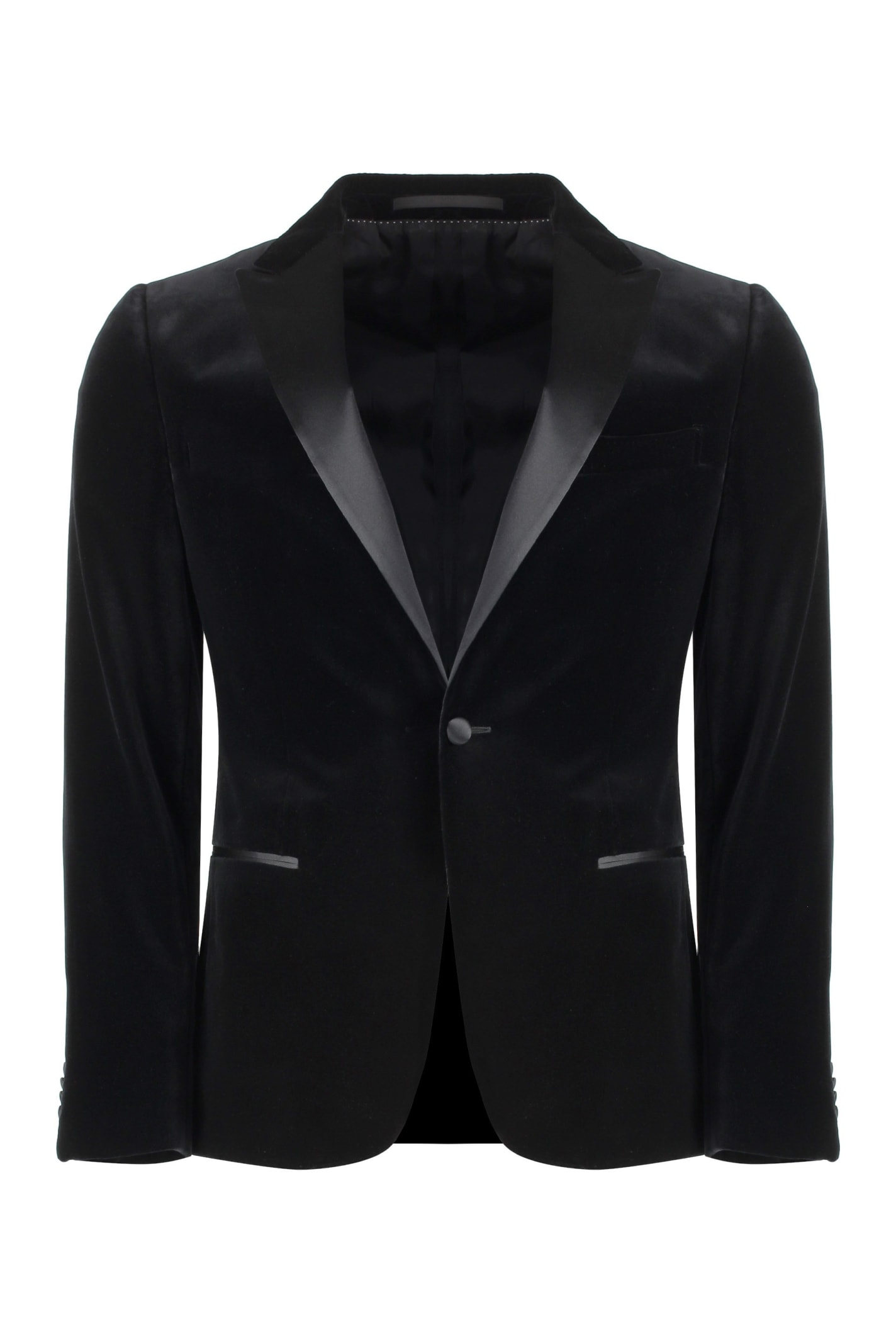 Z Zegna Single-breasted One Button Jacket