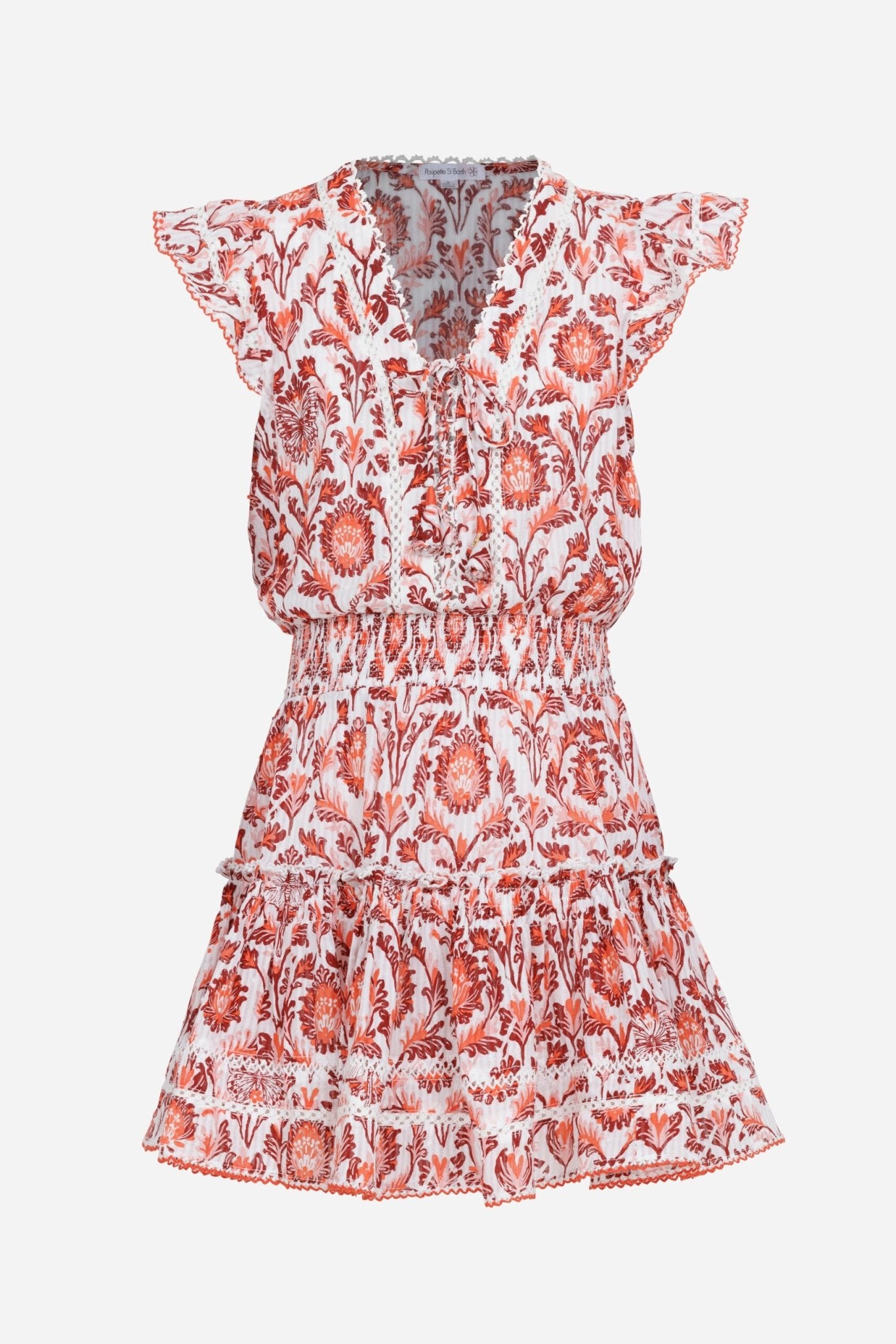 Mini Dress Anais for girls - Pink Victorian