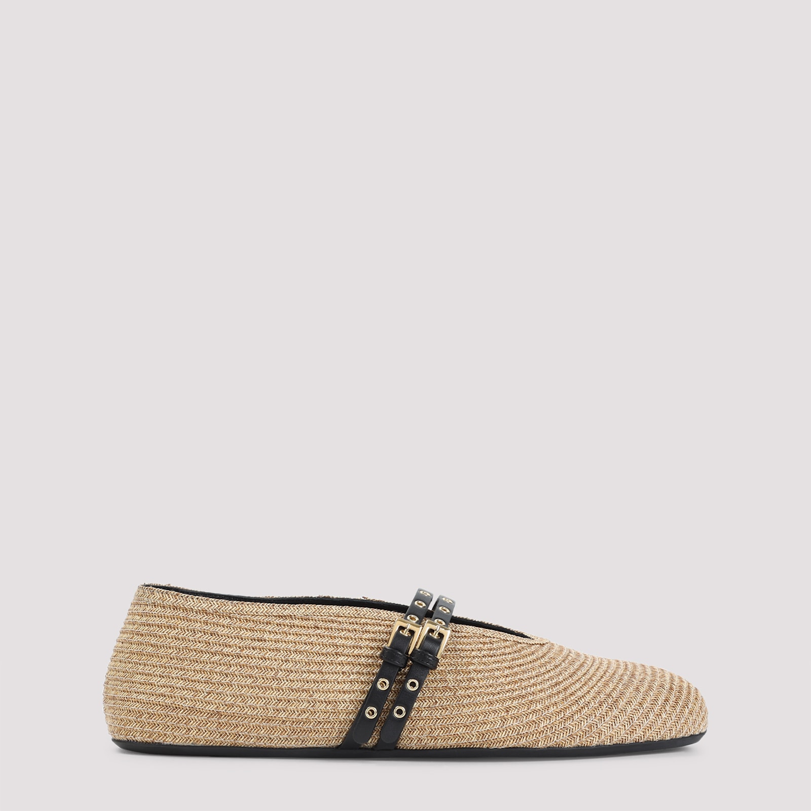 Alaia Alaïa Paper Straw Ballerinas