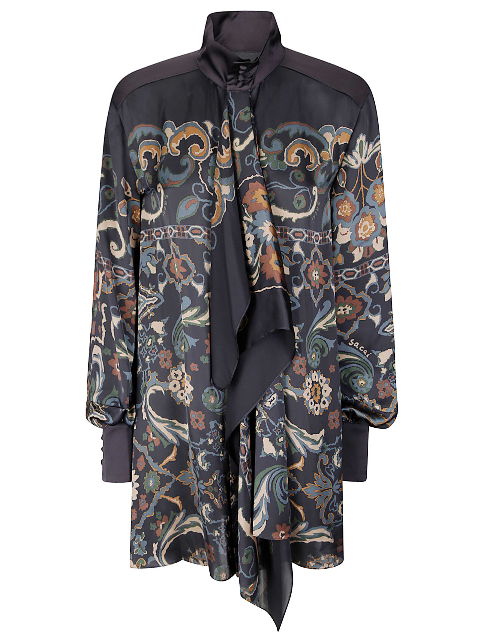 Sacai Floral Print Dress