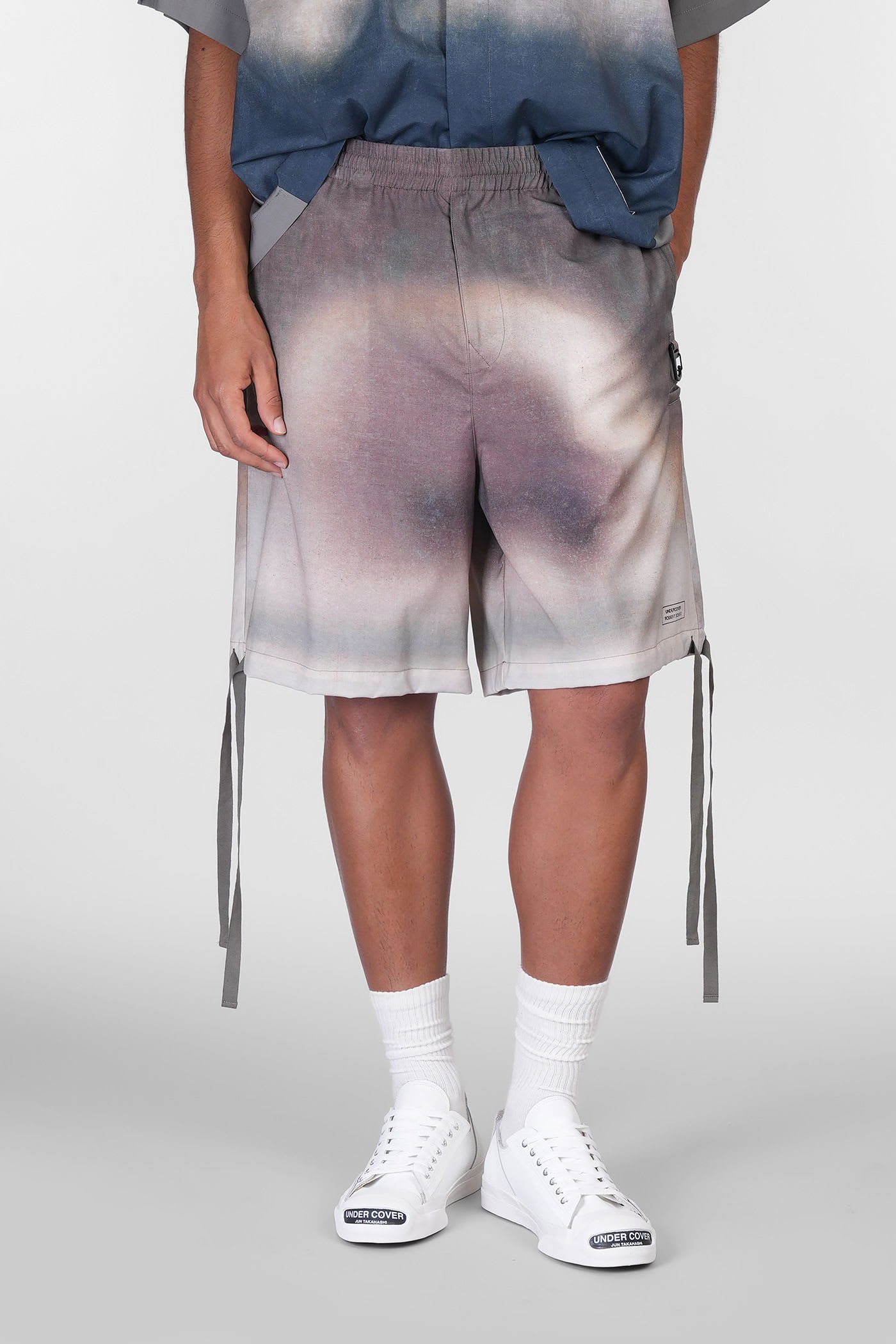 Undercover Jun Takahashi Shorts In Multicolor Wool