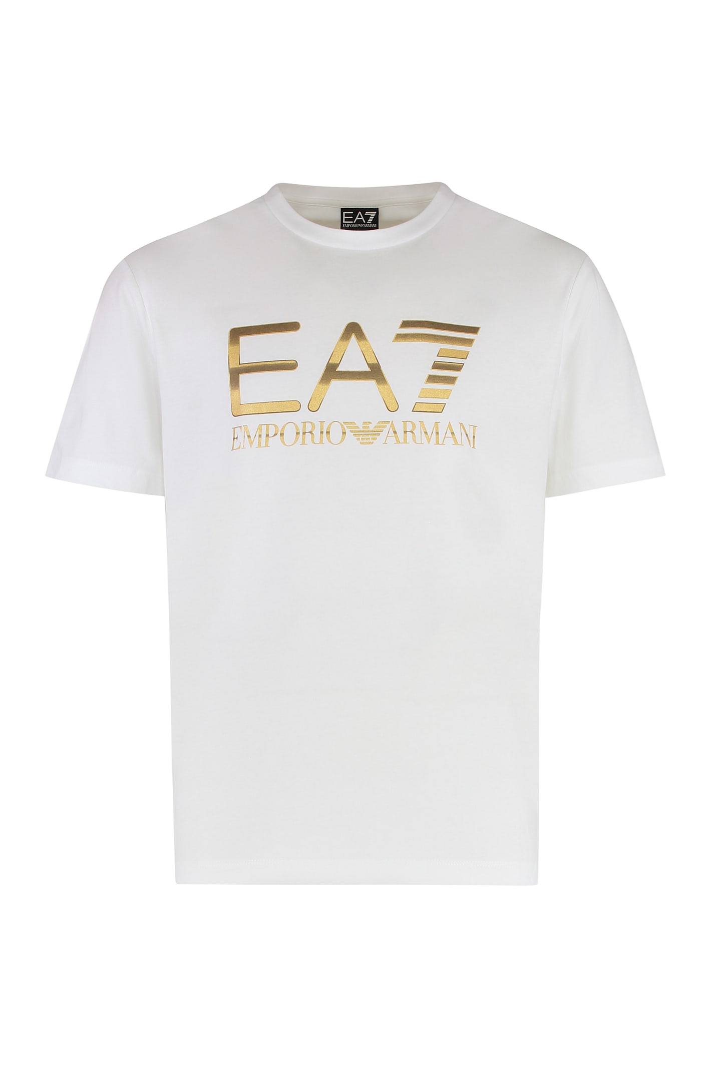 EA7 Logo Cotton T-shirt
