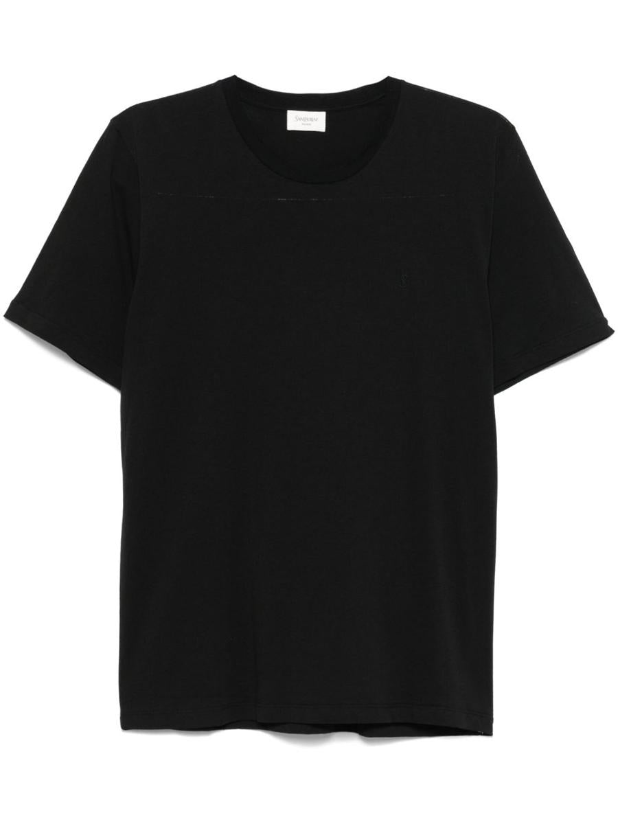 Saint Laurent Logo Cotton T-Shirt