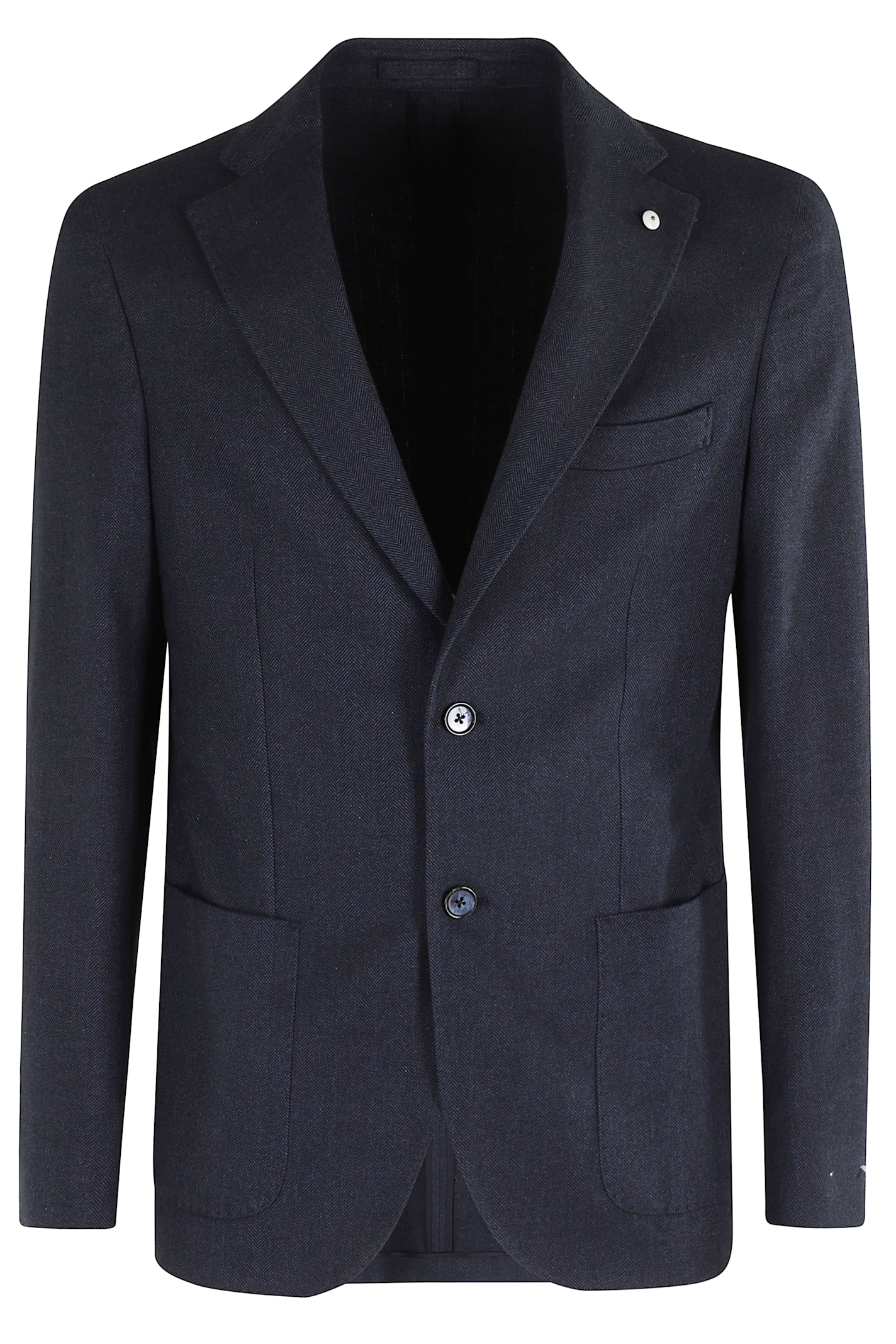 Luigi Bianchi Mantova Giacca Cotone Mano Cashmere