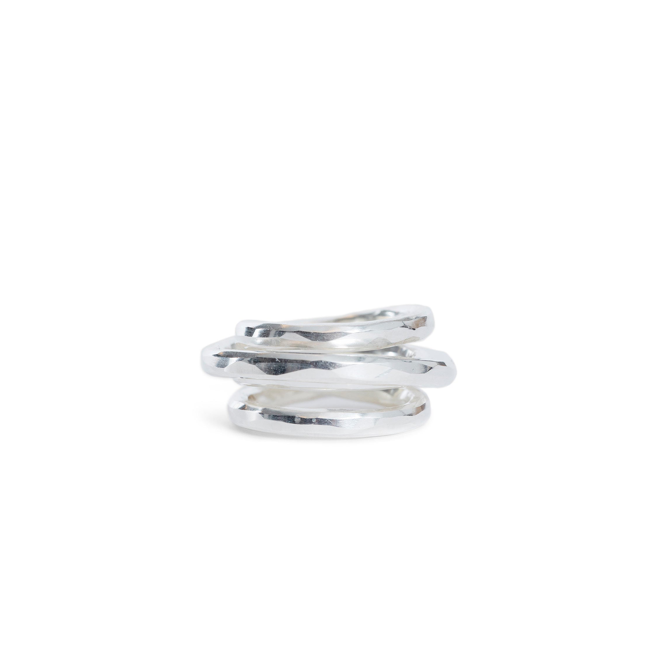 Wound Ring Hammered