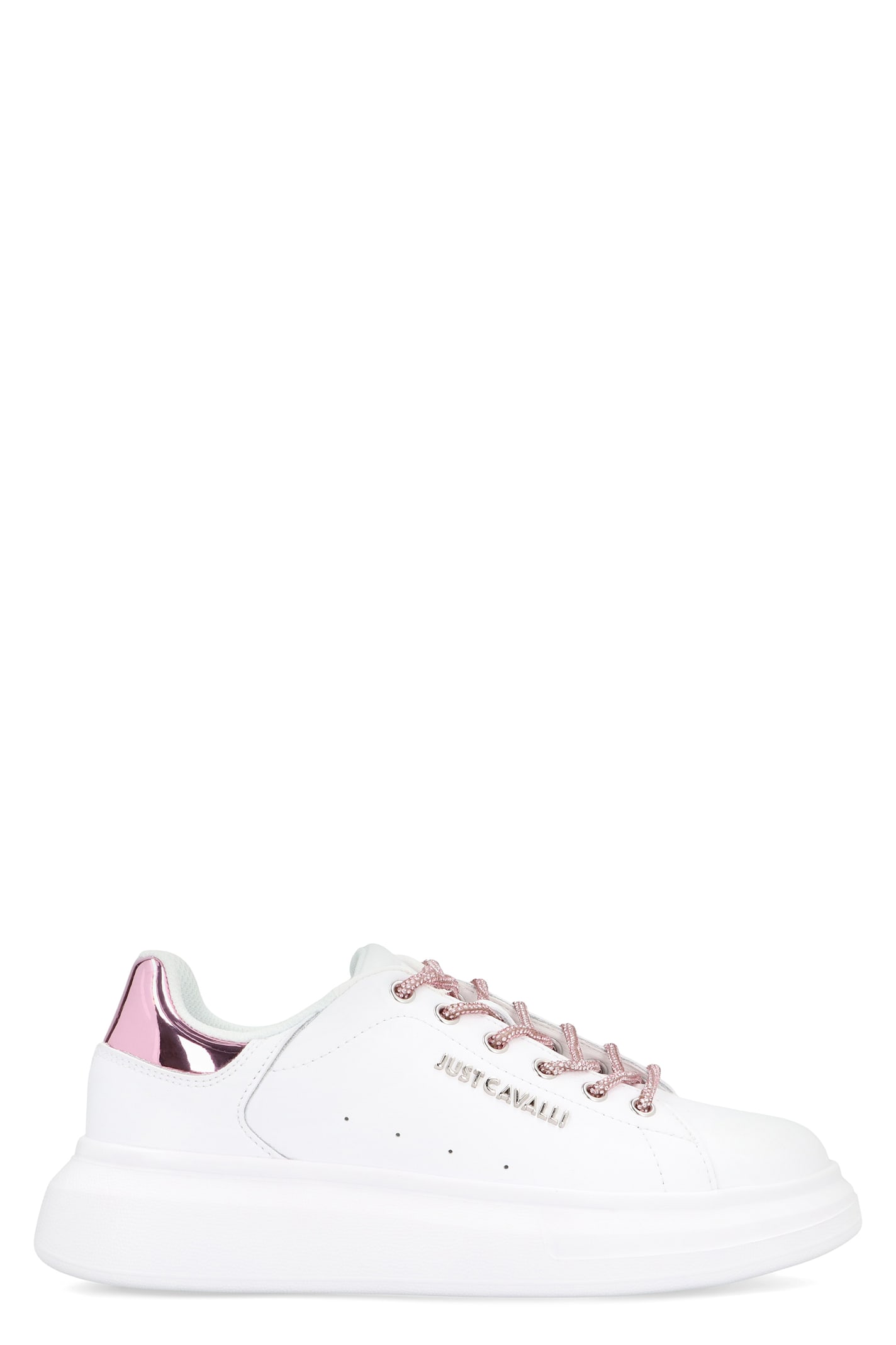Just Cavalli Leather Low-top Sneakers