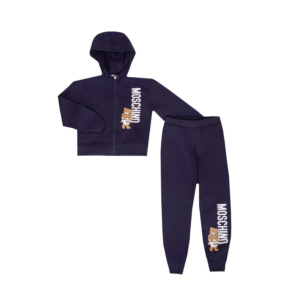 Full Zip Bear Hooded Tracksuit