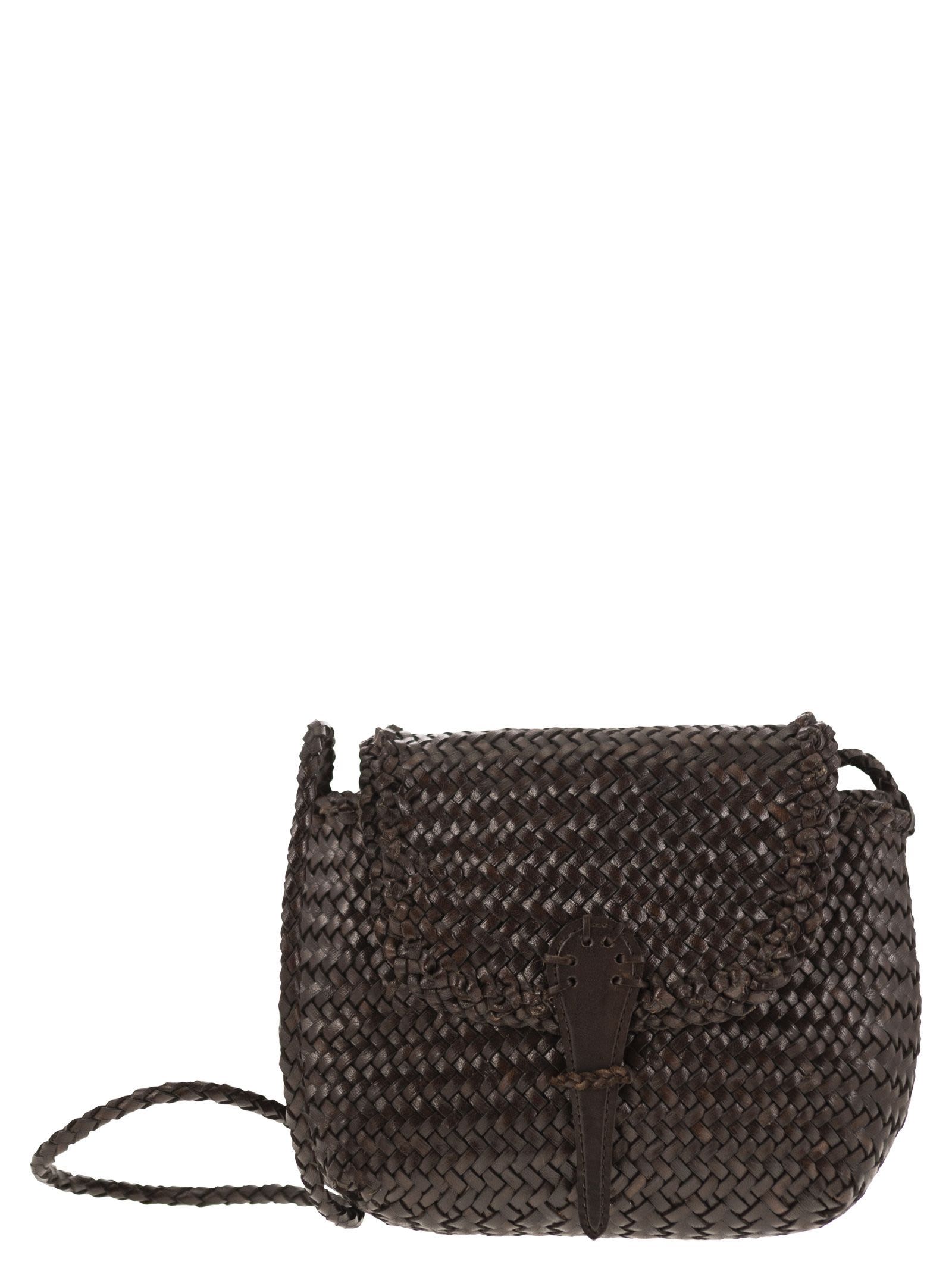 Dragon Diffusion Mini City Bag - Woven Leather Bag