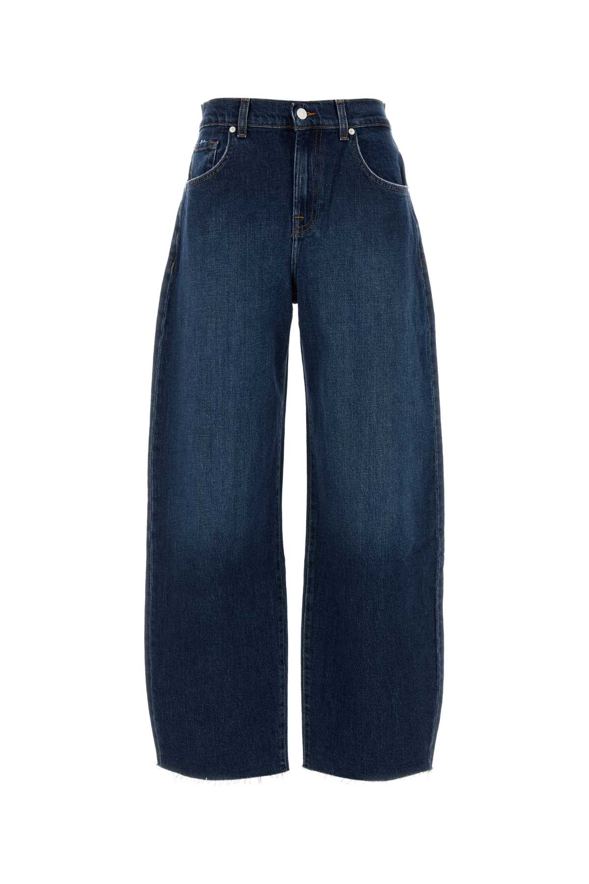 7 For All Mankind Stretch Denim Bonnie Wide-leg Jeans