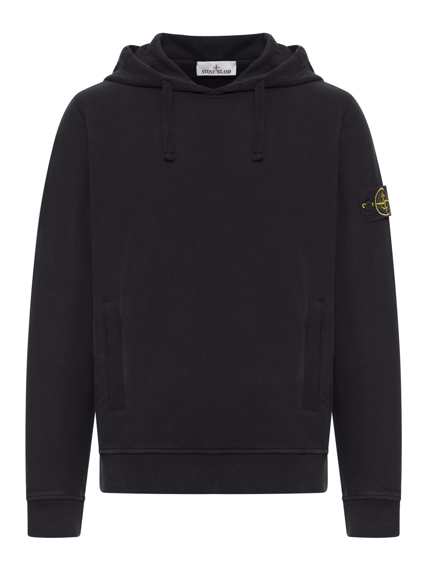 带罗盘标志棉质连帽卫衣 - Stone Island - 男士