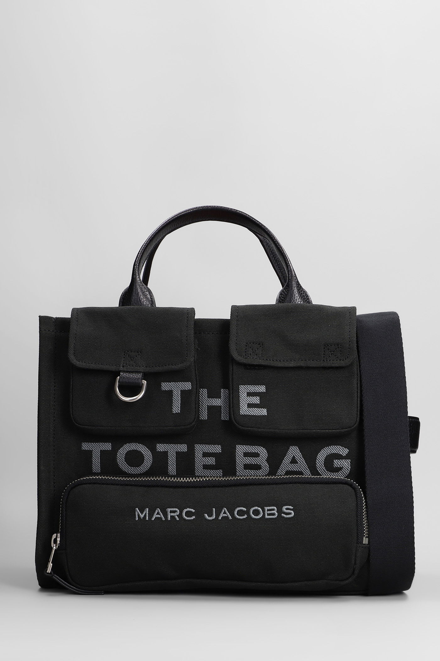 Marc Jacobs The Medium Tote Tote In Black Cotton