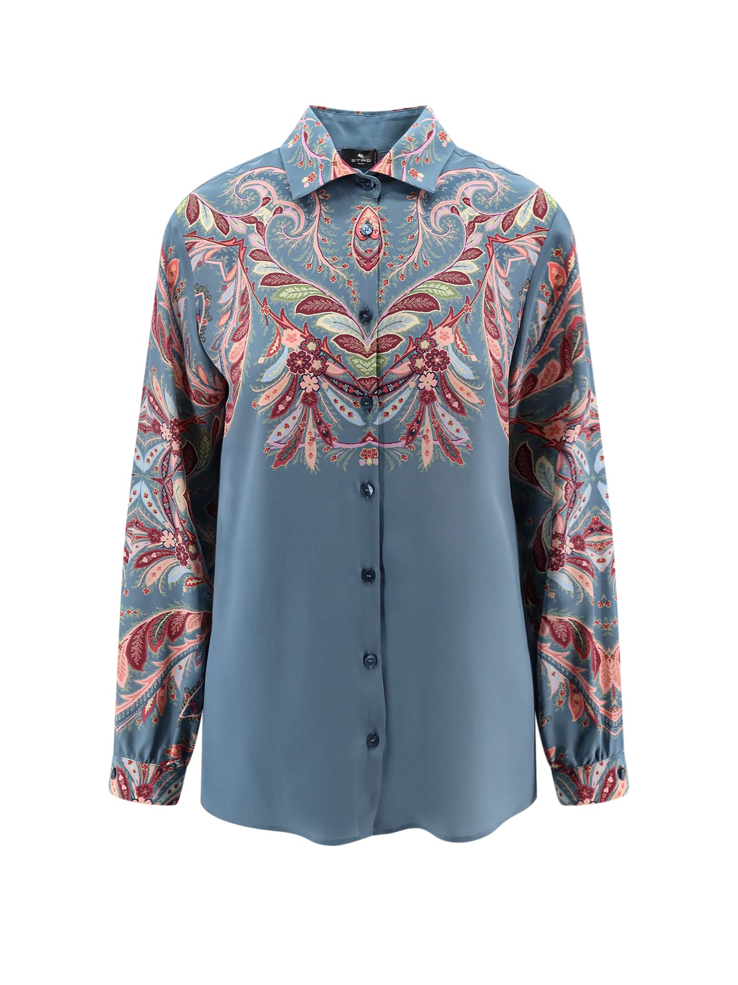 Etro Paisley Print Silk Shirt