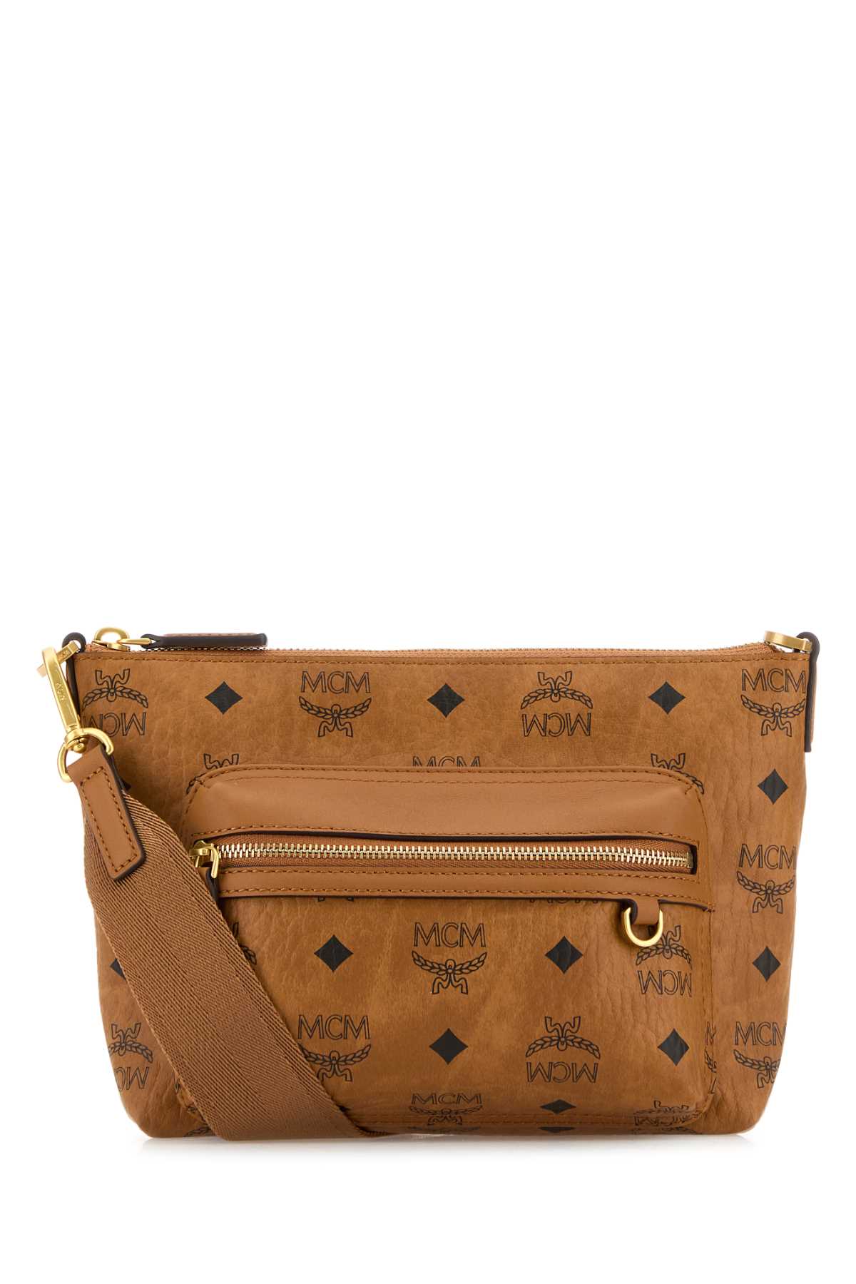 MCM Printed Canvas Small Aren Crossbody Bag