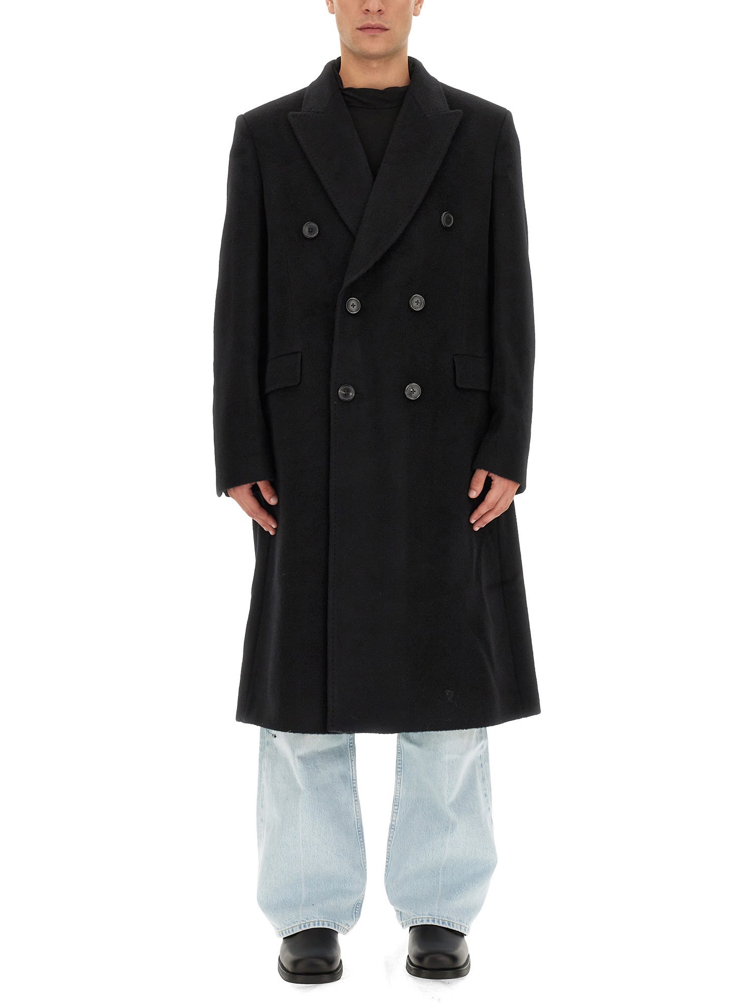 Our Legacy Double-breasted Coat Whale
