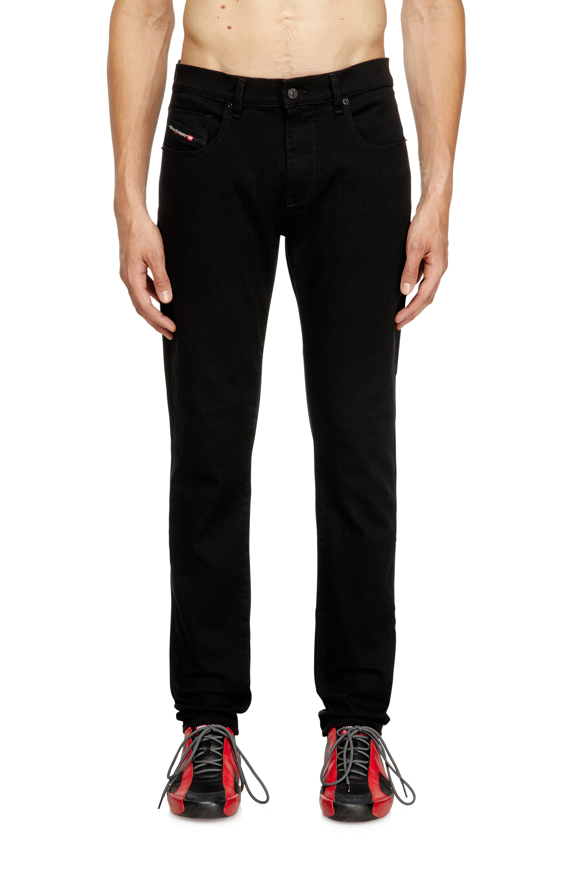 Diesel - Slim Jeans - 2019 D-Strukt - Jeans - Man - Black
