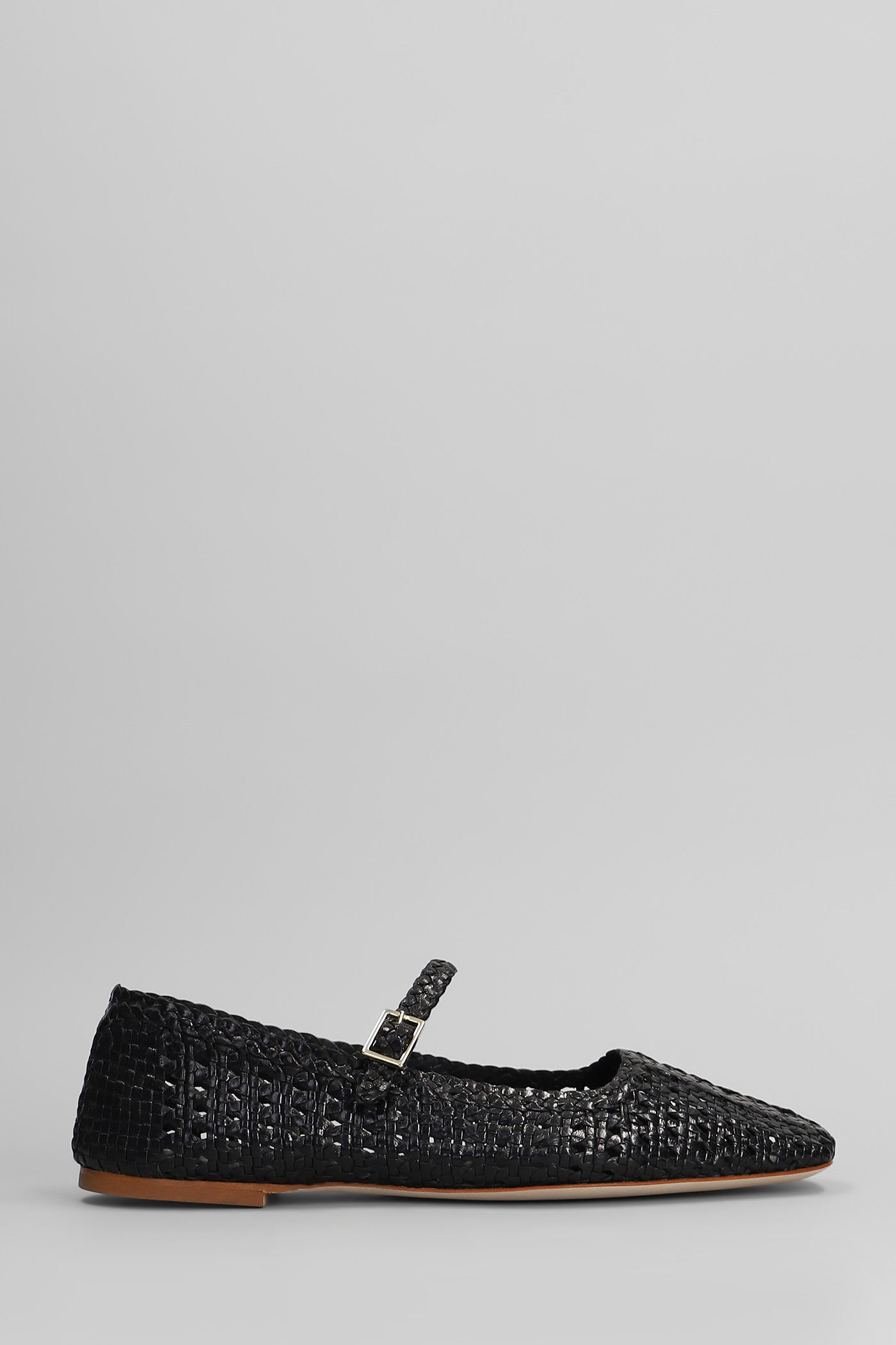 Fabio Rusconi Ballet Flats In Black Leather