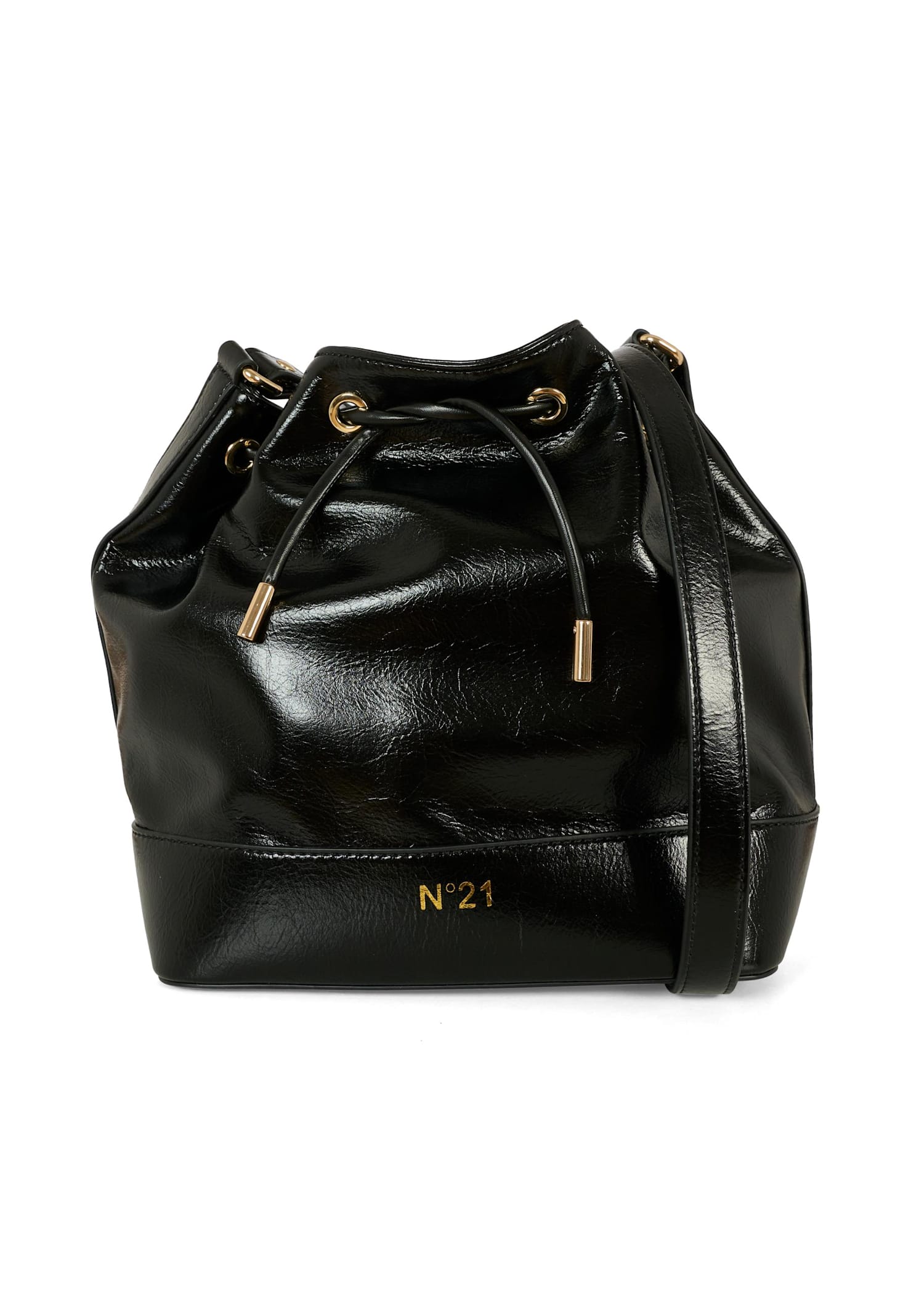 N.21 Black Bag For Girl With Logo
