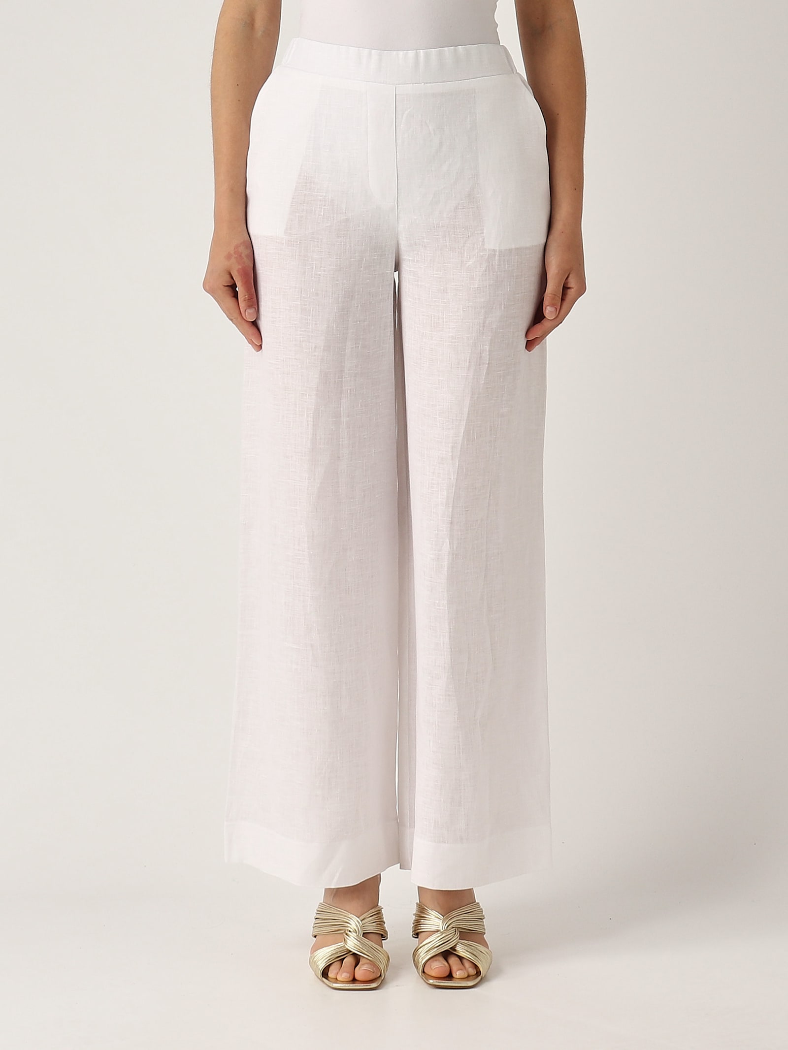 Gran Sasso Pantalone Palazzo Trousers