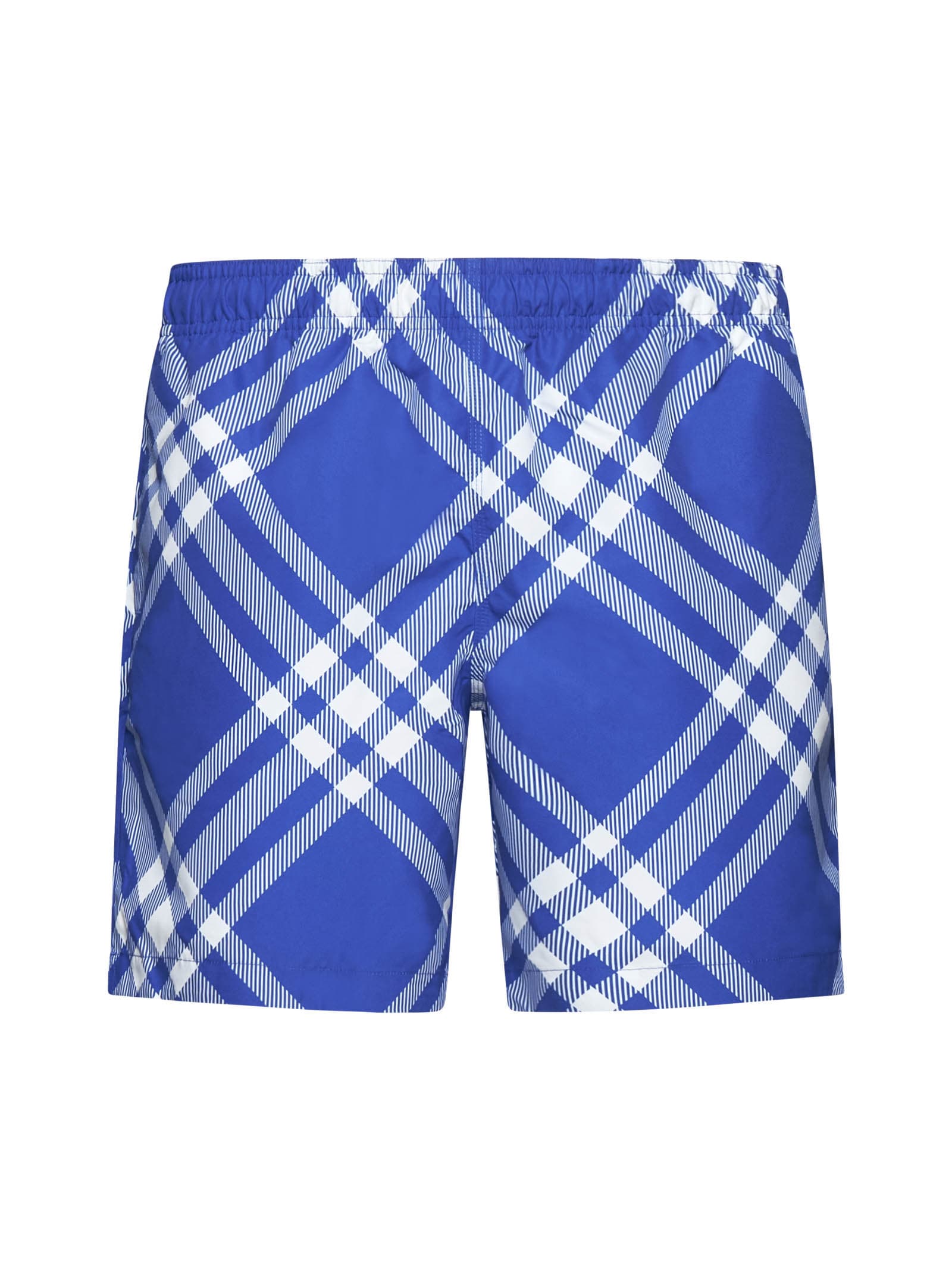 Burberry Check Printed Swim Shorts
