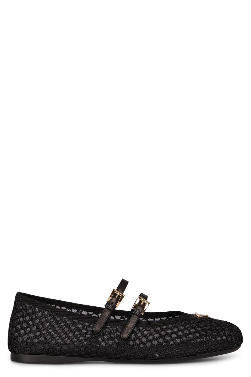 Prada Mesh Fabric Ballerinas
