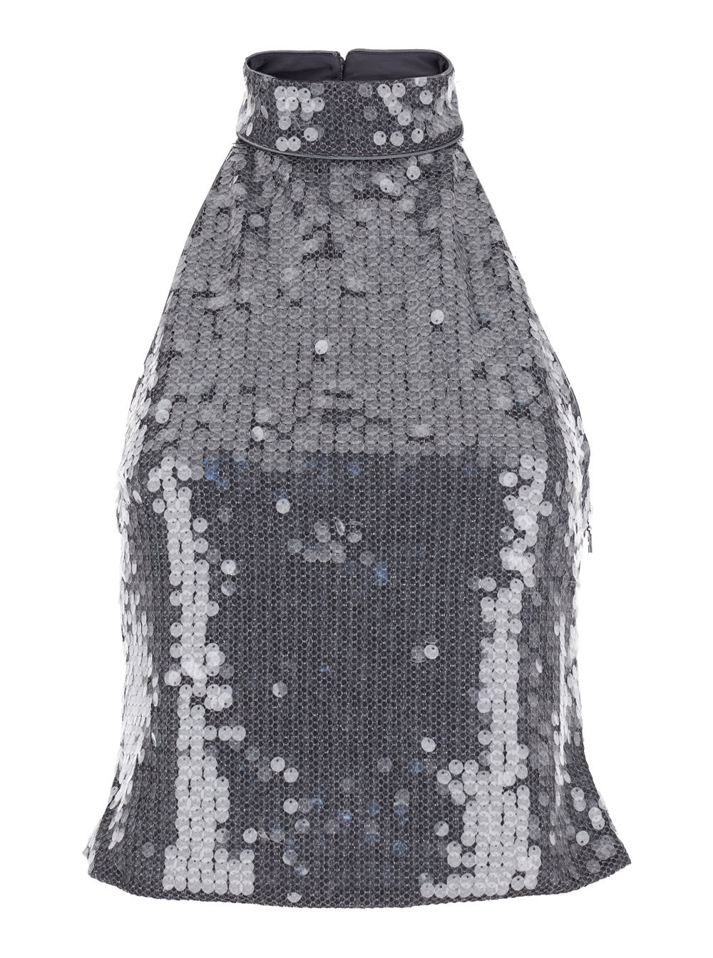Rotate by Birger Christensen Net Sequin Halterneck
