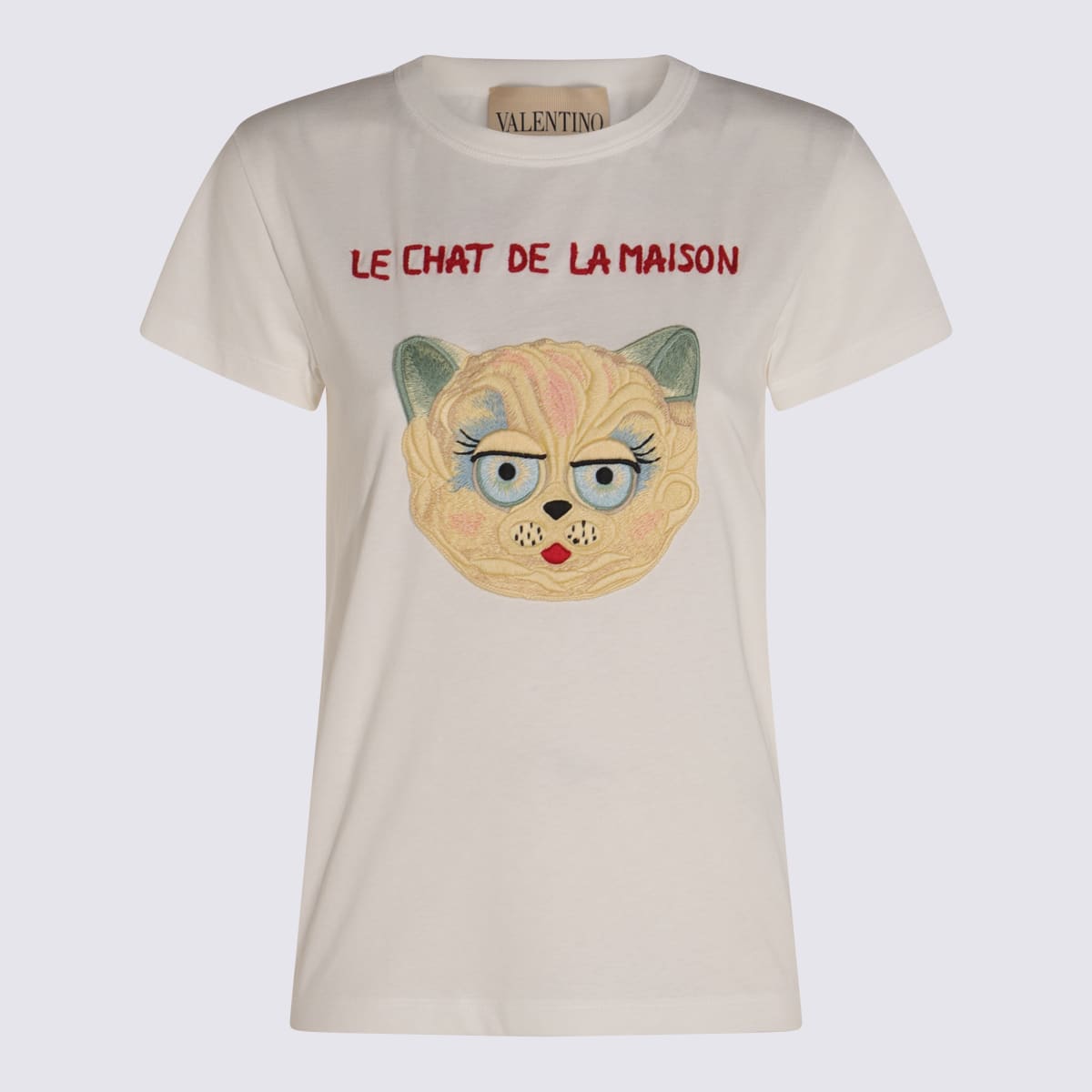 Valentino White Cotton T-shirt