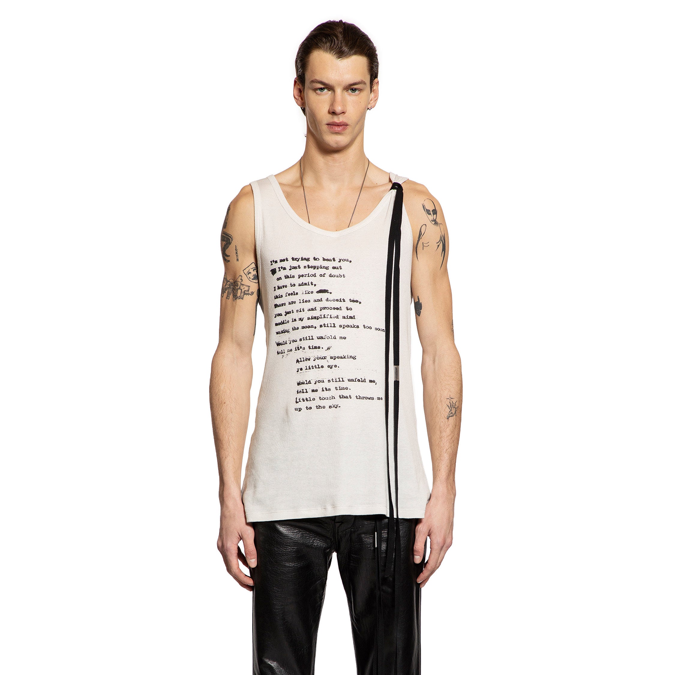 Seva ''Script'' Print Tank Top