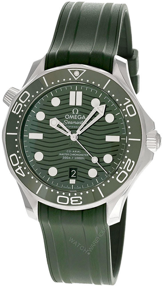 OMEGA Seamaster Professional Diver 300M AUTO 42MM Rubber Men's Watch 210.32.42.20.10.001 / 21032422010001