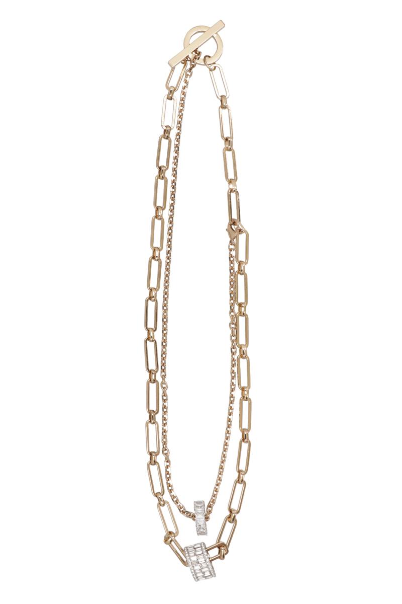 Weekend Max Mara Taranto Gold-Tone Metal Necklace