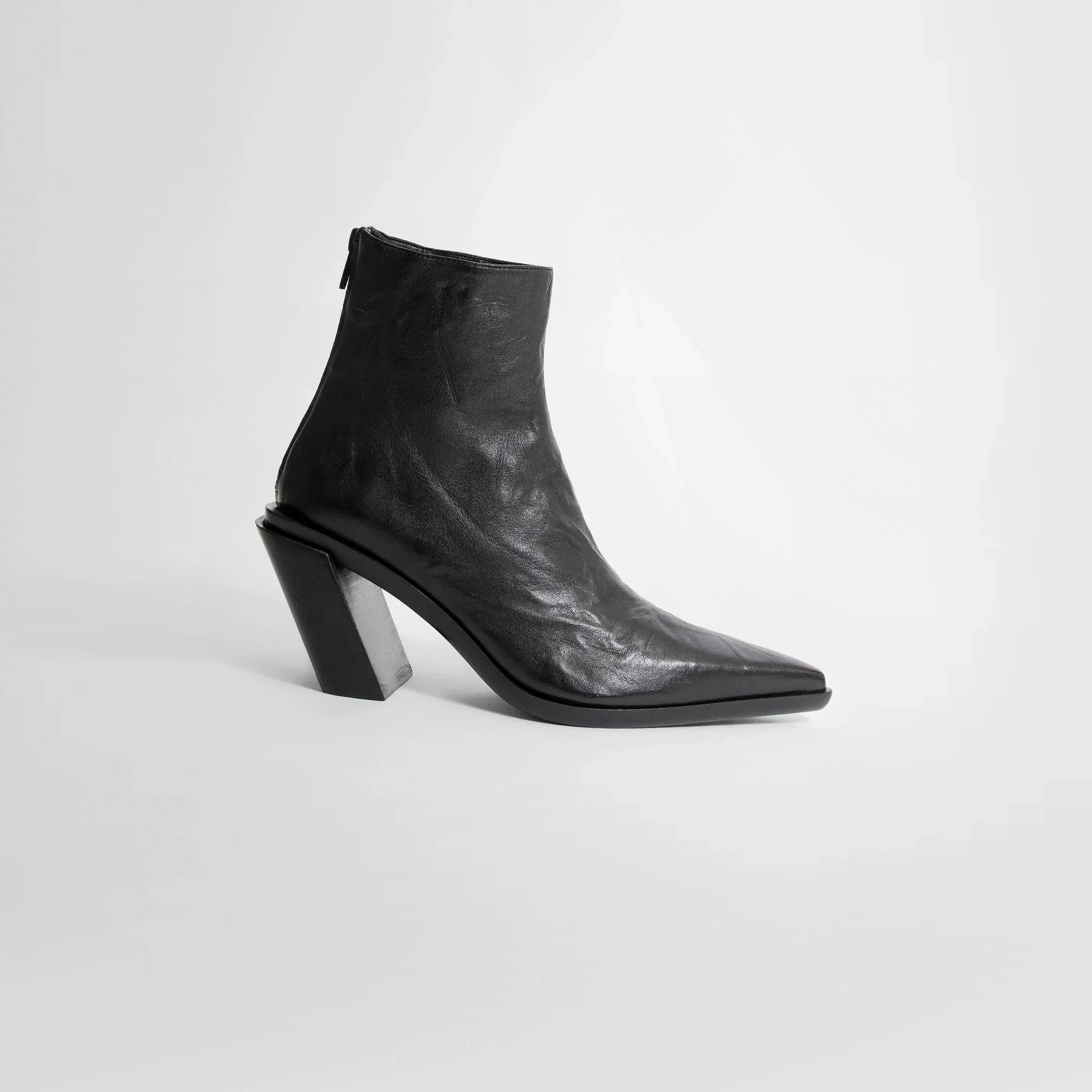 Washed Nappa Florentine Ankle Boots