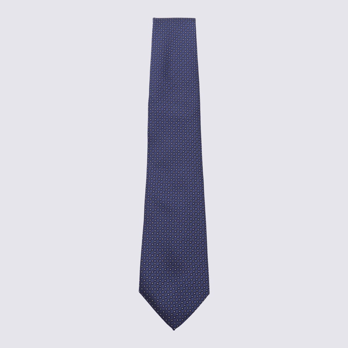 Canali Blue Wool Tie