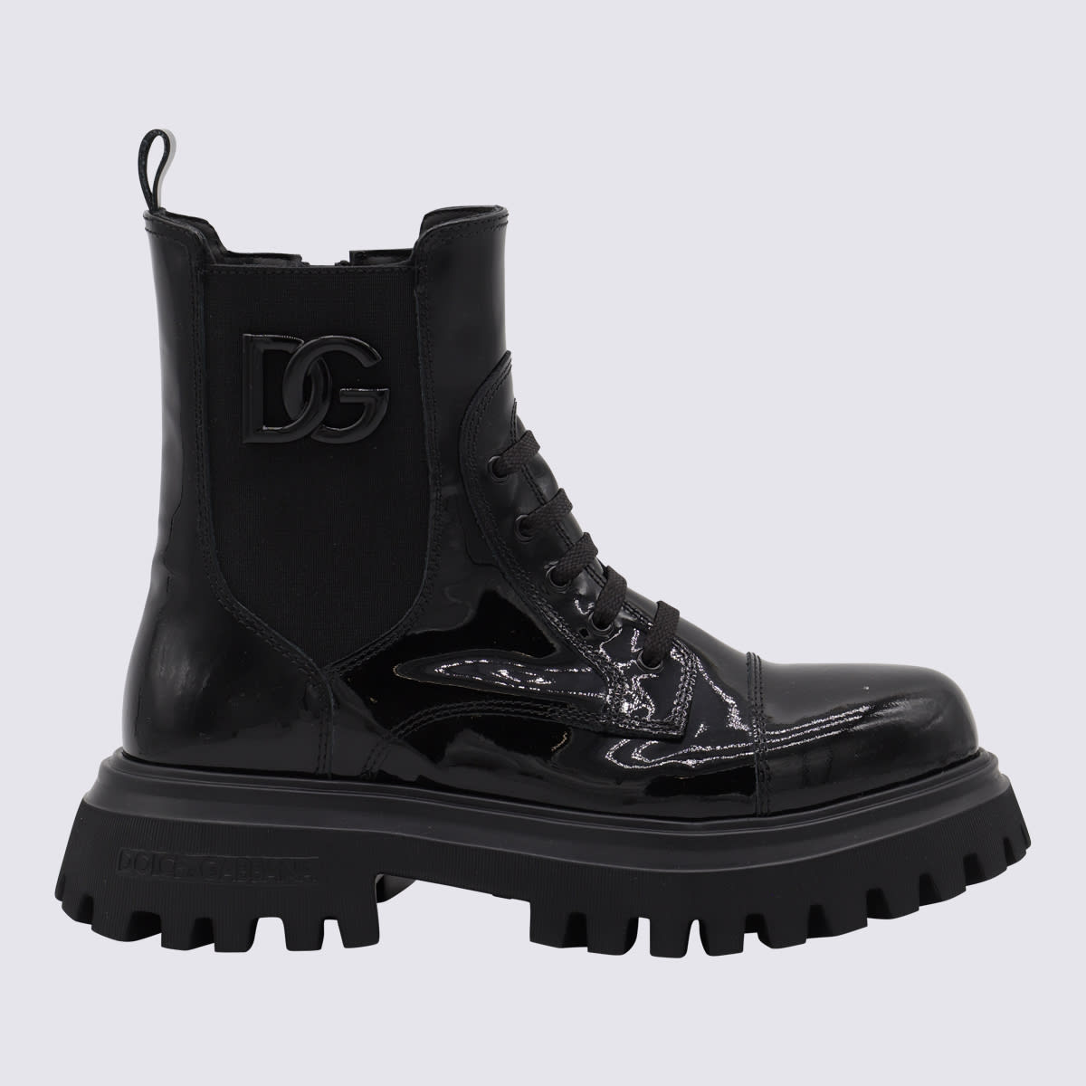 Dolce & Gabbana Black Leather Boots