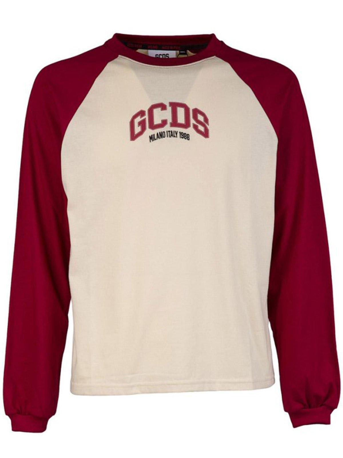 GCDS Logo Printed Crewneck T-shirt