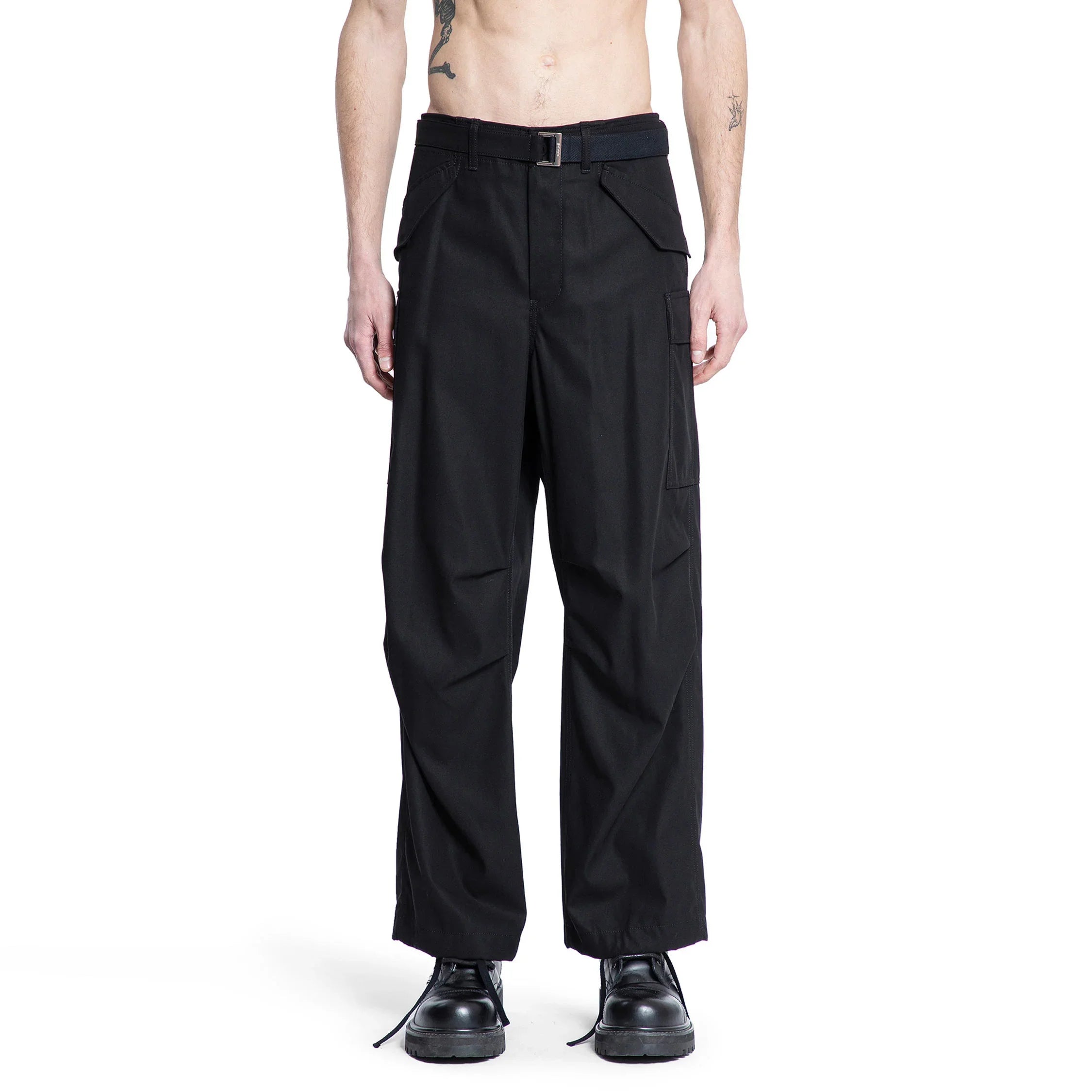 Cotton Twill Cargo Pants