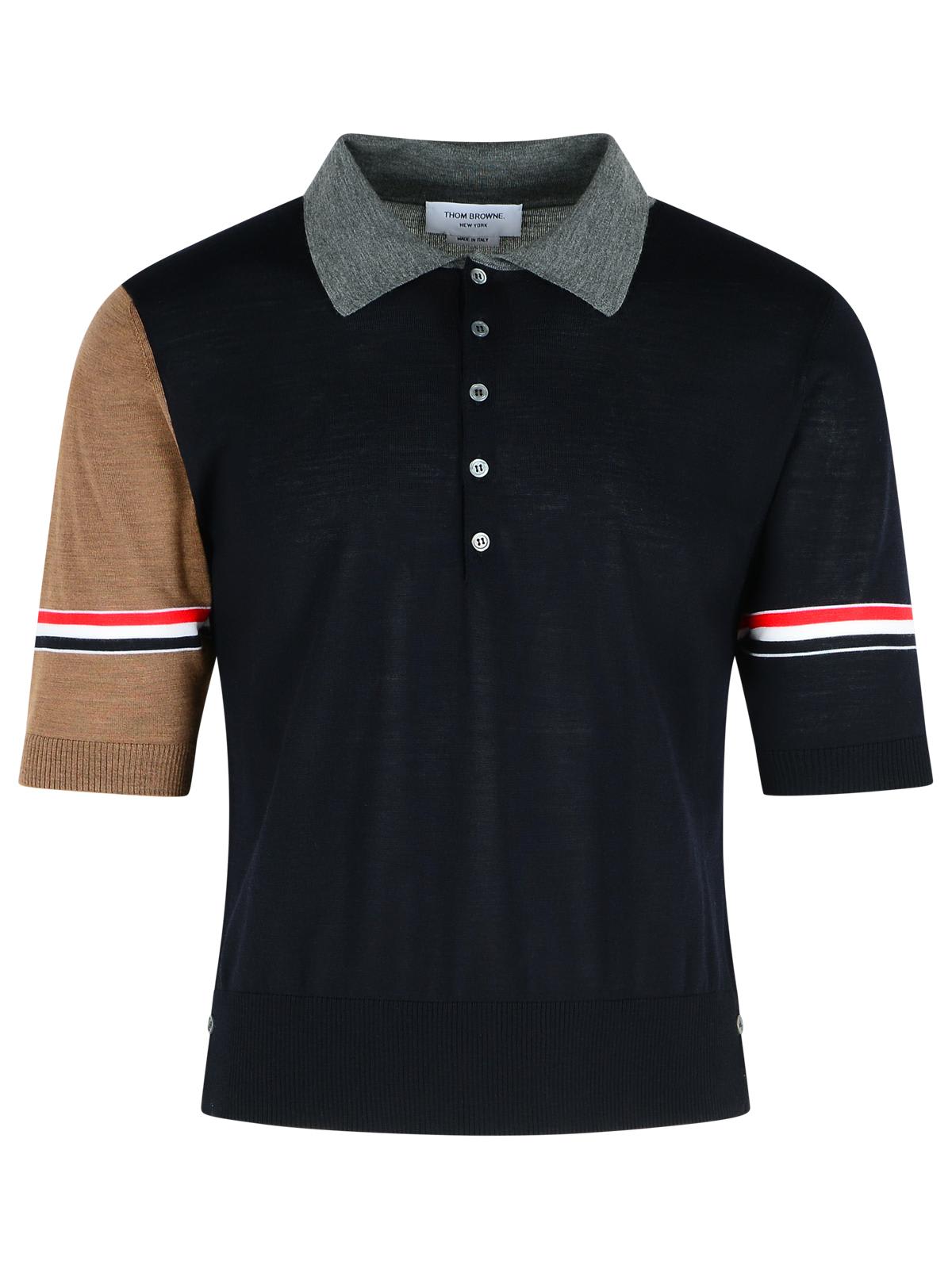 Thom Browne fun Multicoloured Virgin Wool Polo Shirt