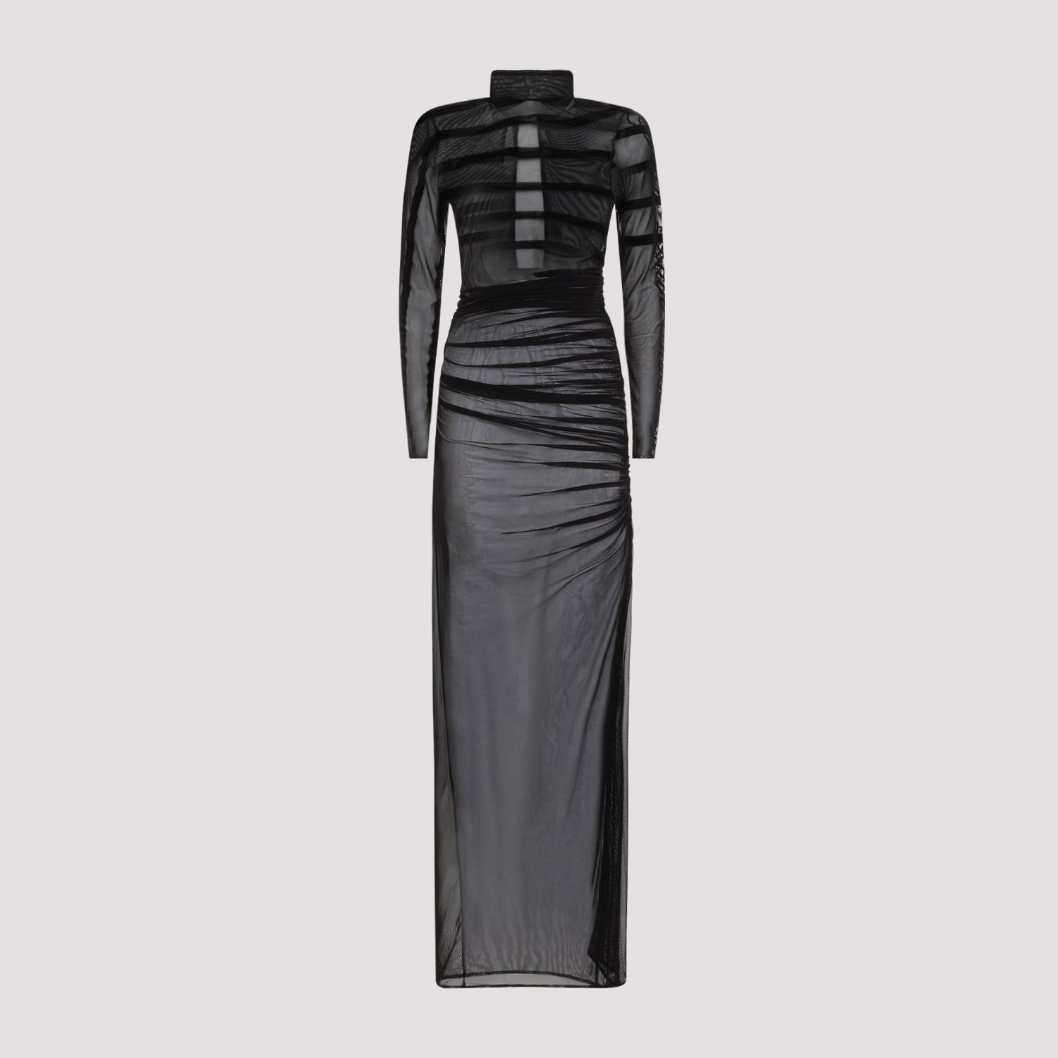 Jean Paul Gaultier Turtleneck With Flock gaultiere And mariniere Dress
