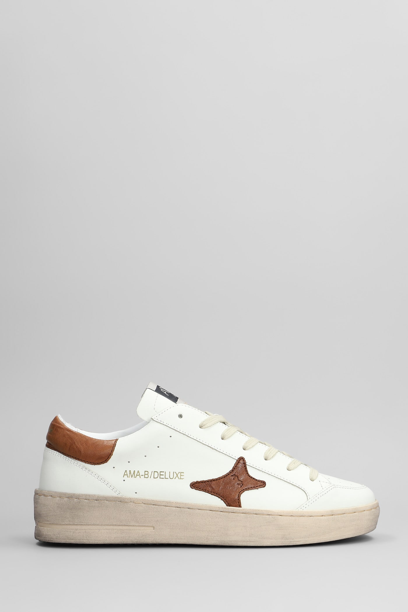 AMA-BRAND Sneakers In White Leather