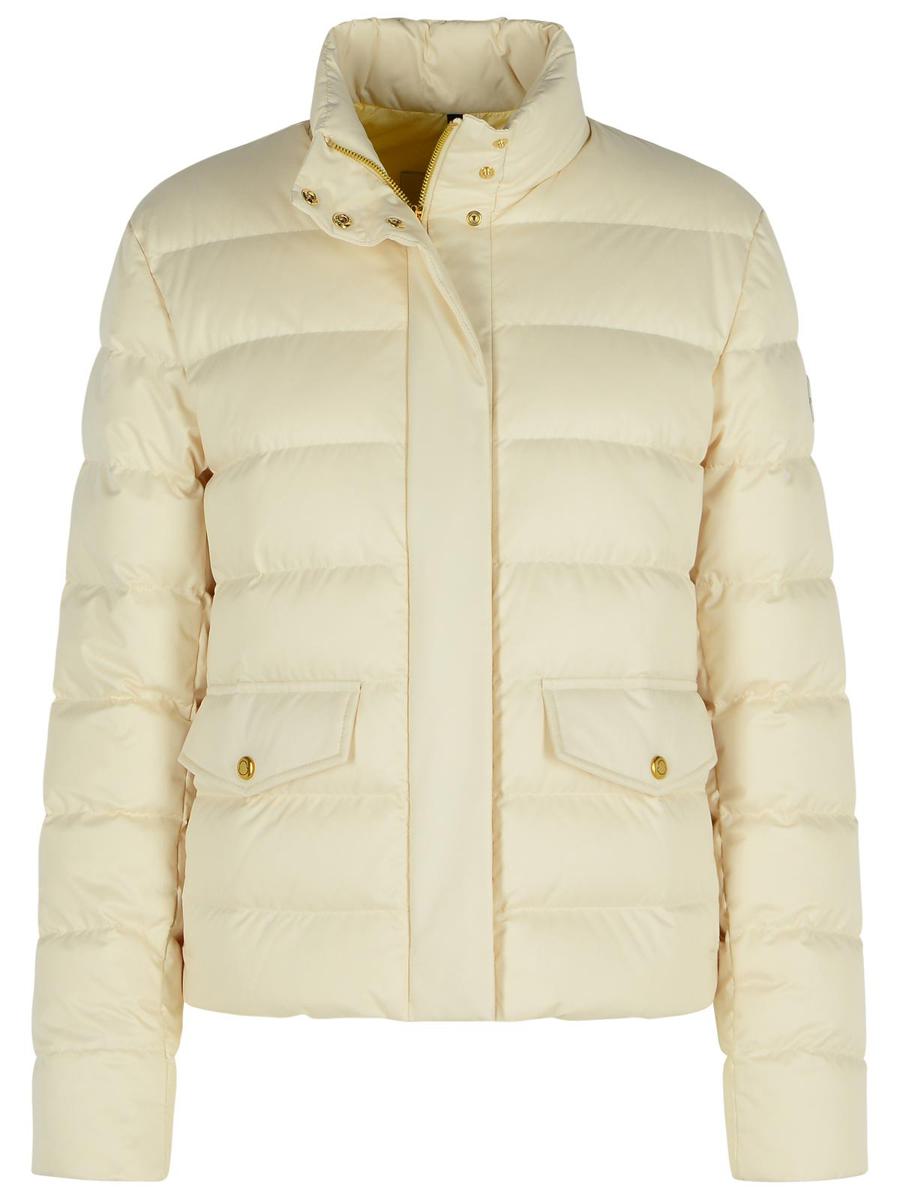 Moncler 'Bessettes' Short Ivory White Polyester Down Jacket