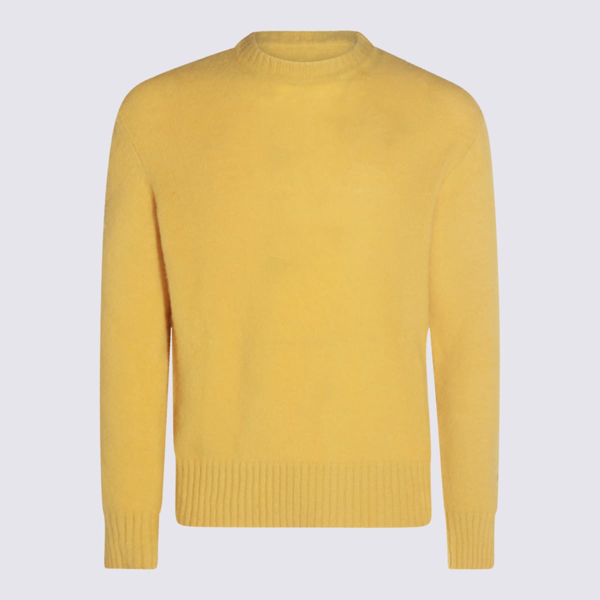 Piacenza Cashmere Yellow Wool Knitwear