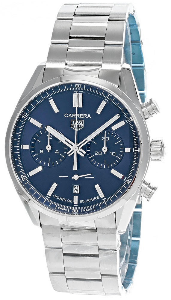 TAG HEUER Carrera Calibre Heuer 02 CHRONO 42MM Men's Watch CBN2011.BA0642