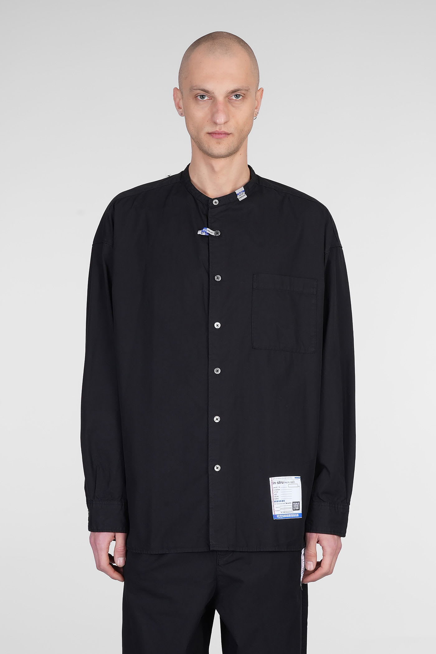 Mihara Yasuhiro Shirt In Black Cotton