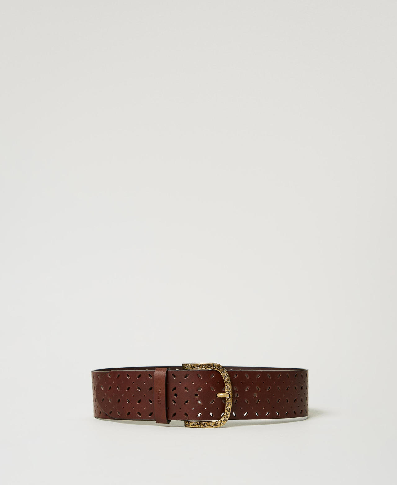 Twinset Accessoires - Ceinture en cuir ajouré, Taille: XL