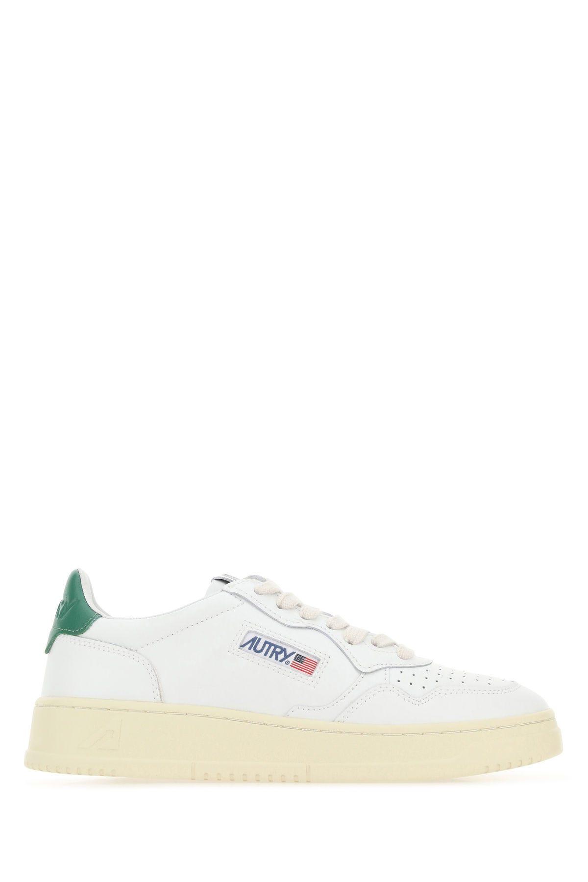 Autry White Leather Medalist Sneakers