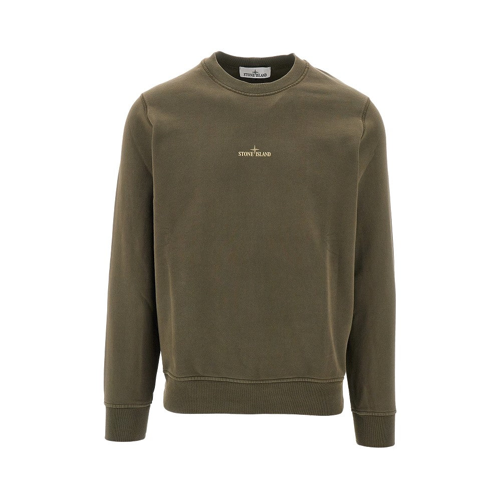 Stone Island Logo印花圆领卫衣 男士