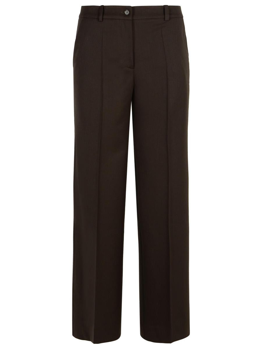 P. A.R. O.S. H. 'Liliuxy' Brown Virgin Wool Pants