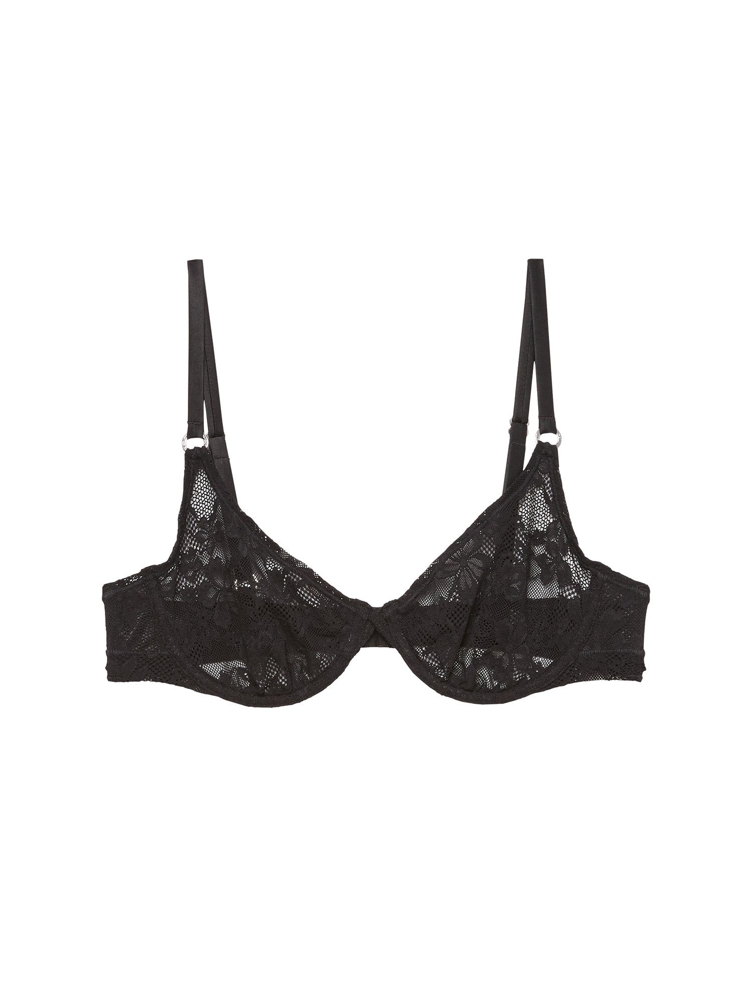Fleur du Mal Le Stretch Lace Demi Bra