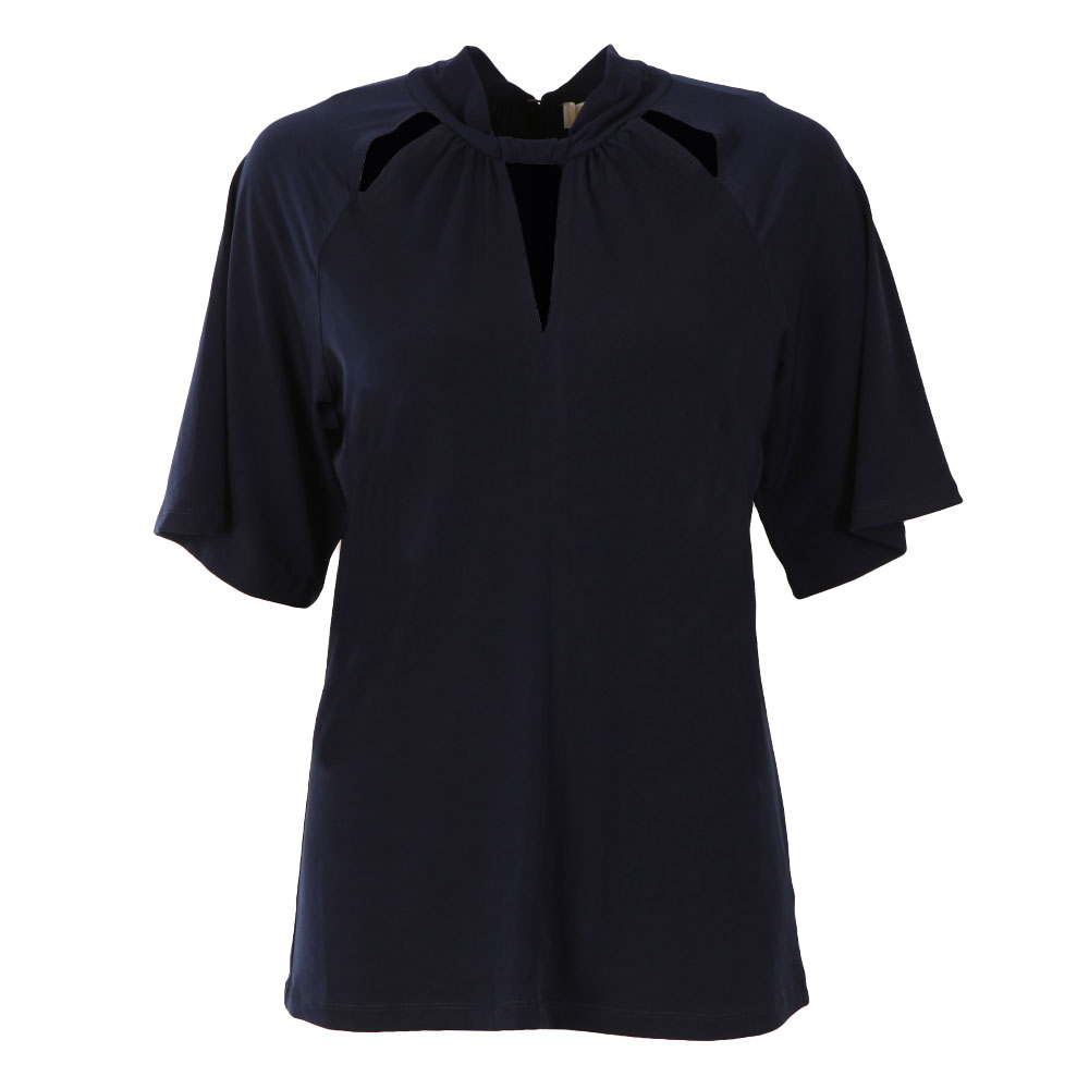 3 Key Hole Drape Top
