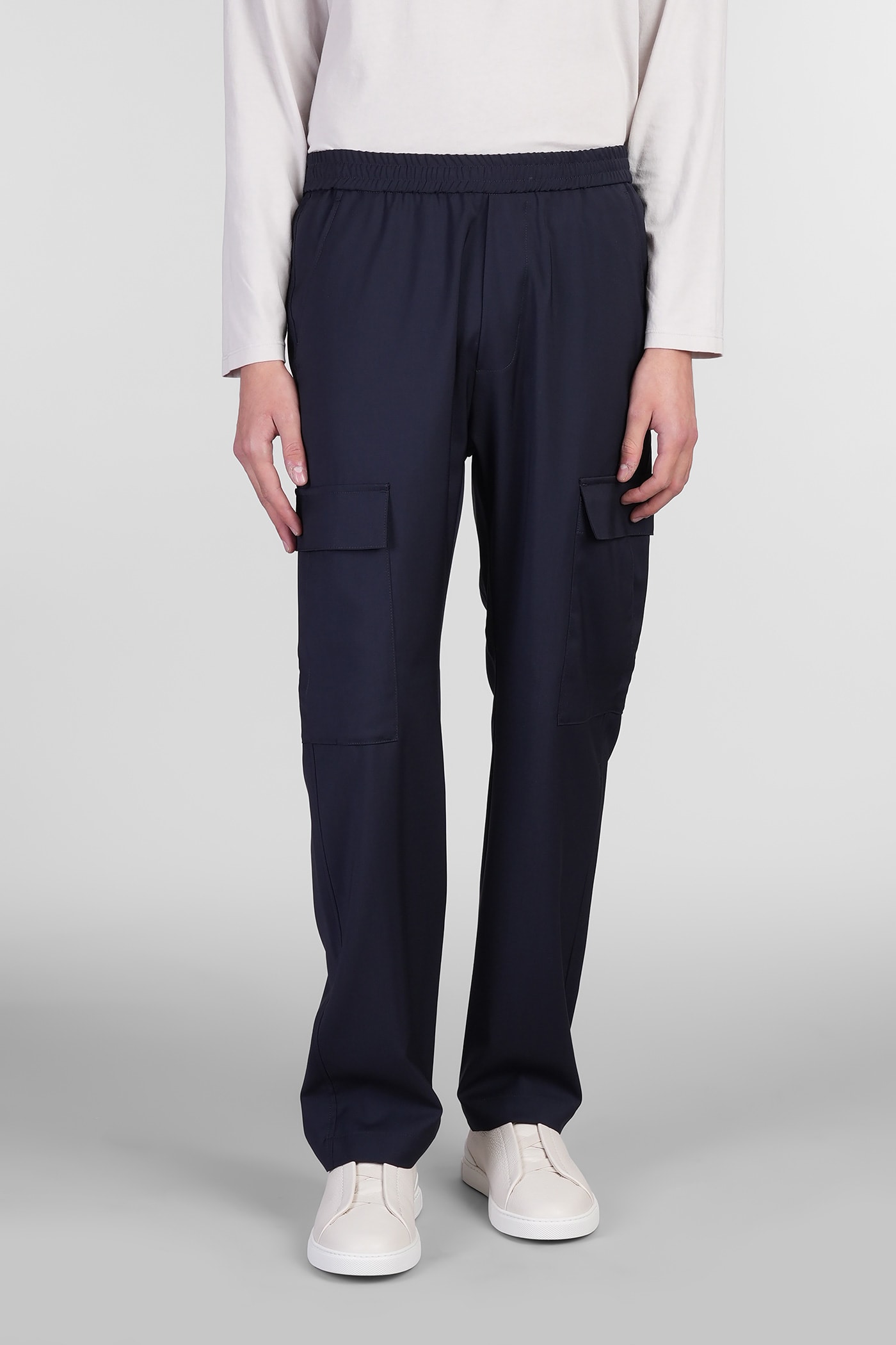 Barena Tagio Pants In Blue Wool